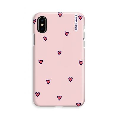 Hartjes: iPhone Xs Volledig Geprint Hoesje