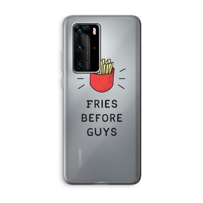 Fries before guys: Huawei P40 Pro Transparant Hoesje