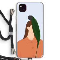 Leaf: Pixel 4a 5G Transparant Hoesje met koord