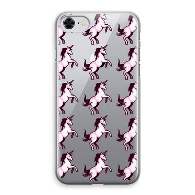 Musketon Unicorn: iPhone 8 Transparant Hoesje