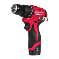 Milwaukee M12 BLPDRC-202C Accu klop-/schroefboormachine 12V 2.0Ah in koffer - 4933500422 - thumbnail