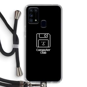 Hello: Samsung Galaxy M31 Transparant Hoesje met koord