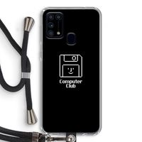 Hello: Samsung Galaxy M31 Transparant Hoesje met koord