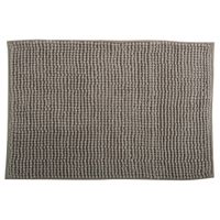 MSV Badkamerkleed/badmat tapijtje voor op de vloer - beige - 50 x 80 cm - Microvezel   -