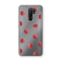 Framboosjes: Xiaomi Redmi 9 Transparant Hoesje