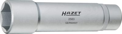 HAZET Wiellager-gereedschap 2583 · 1/2 inch (12,5 mm) vierkant hol · Buiten-zeskant-profiel · SW 27 mm