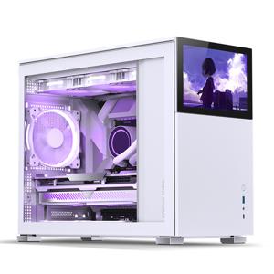 Jonsbo D31 Screen Micro-tower PC-behuizing Wit