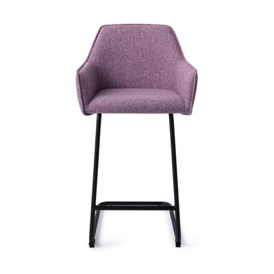 Jesper Home Hofu barkruk H65 Violet Daisy arch black