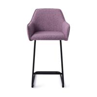 Jesper Home Hofu barkruk H65 Violet Daisy arch black