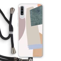 Lindo: Samsung Galaxy A70 Transparant Hoesje met koord