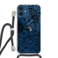 Vexx Black Mixtape: iPhone 12 Transparant Hoesje met koord