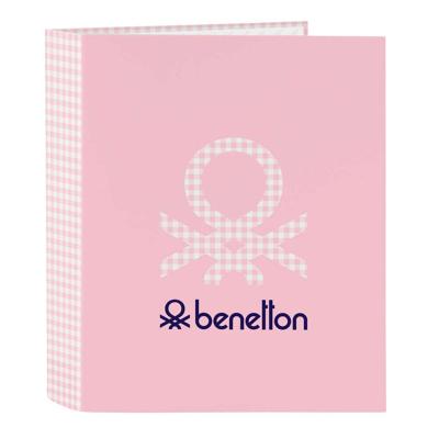 Ringmap Benetton Vichy Roze A4 27 x 33 x 6 cm
