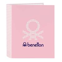 Ringmap Benetton Vichy Roze A4 27 x 33 x 6 cm