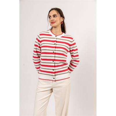 Vest ronde hals l/m