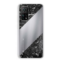 Zwart marmer: Xiaomi Mi 10T 5G Transparant Hoesje