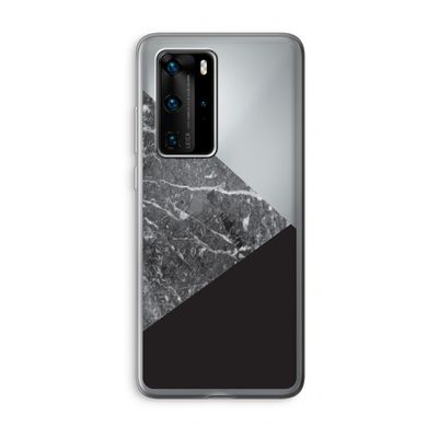 Combinatie marmer: Huawei P40 Pro Transparant Hoesje