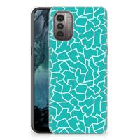 Nokia G21 | G11 | Hoesje maken | Cracks Blue