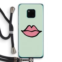 Kusje: Huawei Mate 20 Pro Transparant Hoesje met koord