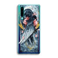 Golden Raven: Huawei P30 Transparant Hoesje
