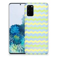 Samsung Galaxy S20 Plus TPU bumper Waves Yellow