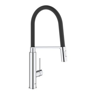 GROHE Concetto Keukenkraan - hoog - uittrekbare uitloop - 2 straalsoorten - met profesionele handdouche - chroom 31491000