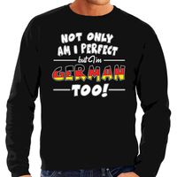 Not only perfect German / Duitsland sweater zwart voor heren - thumbnail