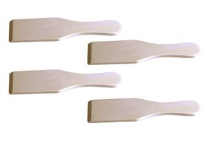 Kitchen Tools Gourmetspatels - Hout - 4 stuks