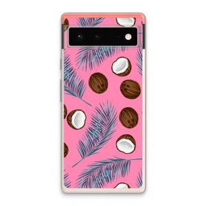 Kokosnoot roze: Google Pixel 6 Transparant Hoesje