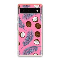Kokosnoot roze: Google Pixel 6 Transparant Hoesje