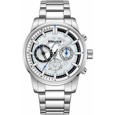 Police PEWJK2227004 Grijs Zilverkleurig Heren horloge