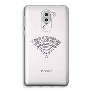 Home Is Where The Wifi Is: Honor 6X Transparant Hoesje