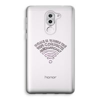 Home Is Where The Wifi Is: Honor 6X Transparant Hoesje