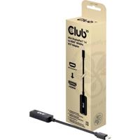 club3D CAC-1188 Mini-displayport / HDMI Adapterkabel [1x Mini-DisplayPort stekker - 1x HDMI-bus] Zwart 9 cm