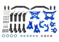 Traxxas - Outer Driveline & Suspension Upgrade Kit, extreme heavy duty, blue (TRX-9080X)