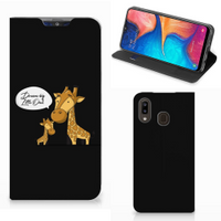 Samsung Galaxy A30 Magnet Case Giraffe - thumbnail