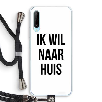 Ik wil naar huis: Huawei P Smart Pro Transparant Hoesje met koord