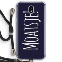 Moatsje!: Samsung Galaxy J5 (2017) Transparant Hoesje met koord