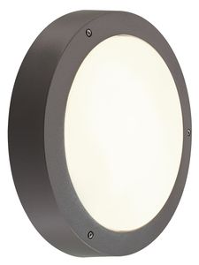 Plafond/ wandlamp DRAGAN SENSOR antraciet 2xE27