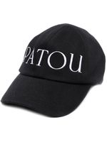 Patou casquette à logo brodé - Noir - thumbnail