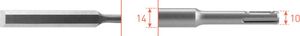 Rotec SDS+ Steekbeitel 10x175mm - 2150040