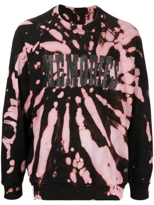 Stain Shade x Hiroshi Fujiwara sweat à effet délavé - Noir