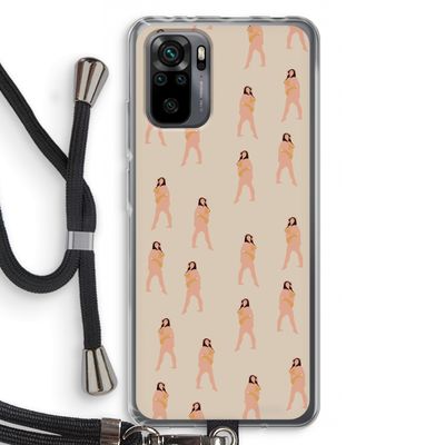 You're so golden: Xiaomi Redmi Note 10 Pro Transparant Hoesje met koord