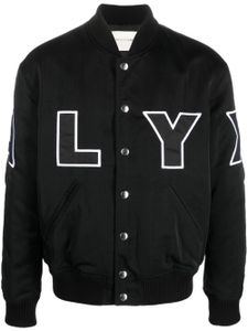 1017 ALYX 9SM veste bomber à patch logo - Noir