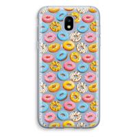 Pink donuts: Samsung Galaxy J5 (2017) Transparant Hoesje