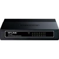 TP-Link TL-SF1016D Unmanaged Fast Ethernet (10/100) Zwart - thumbnail