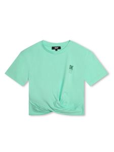 Dkny Kids t-shirt en coton biologique à logo imprimé - Vert