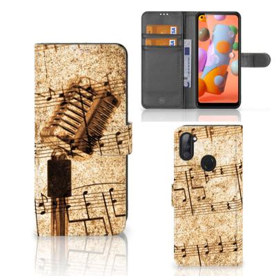 Samsung Galaxy M11 | A11 | Telefoonhoesje met foto | Bladmuziek
