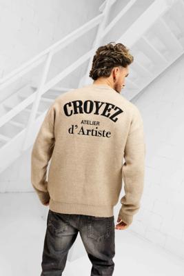 Croyez Atelier Knit Sweater Heren Beige - Maat XXL - Kleur: Beige | Soccerfanshop
