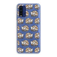 Slapende poes: Xiaomi Redmi 9T Transparant Hoesje