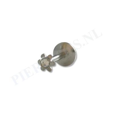 Labret bloem kristal